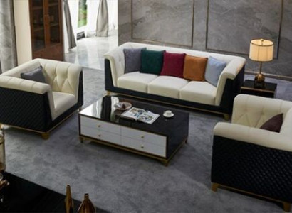 Sofagarnitur Leder Couch Garnituren Design Modern Sofa 3+2+1